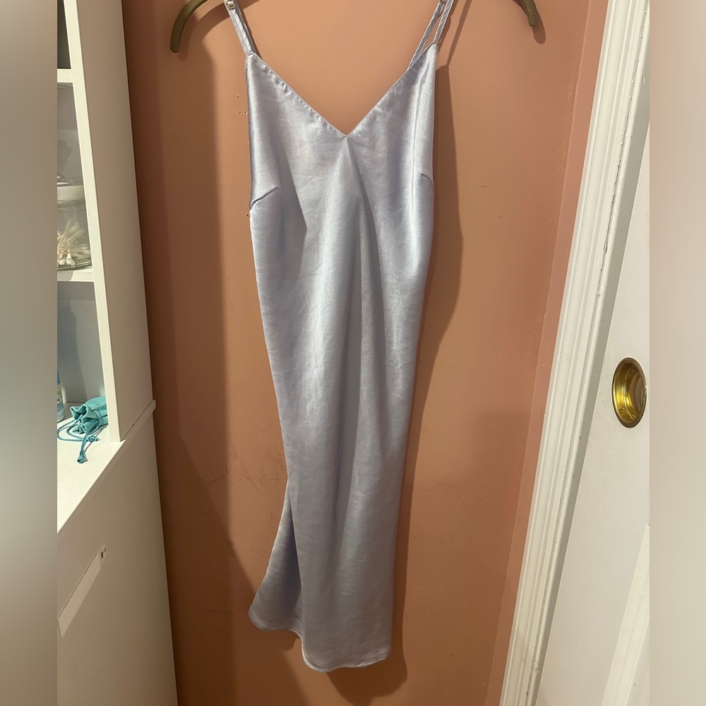 Nordstrom Blue Slip Dress